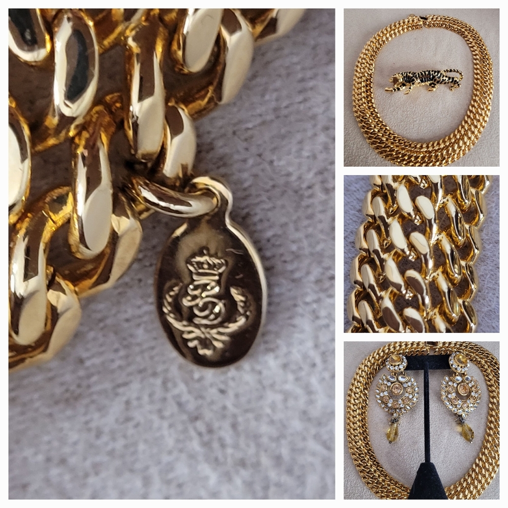 Gold Signed  Chocker - Picture 2 of 6